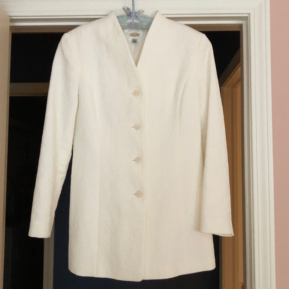 Eggshell White Special Occasion Blazer/Jacket